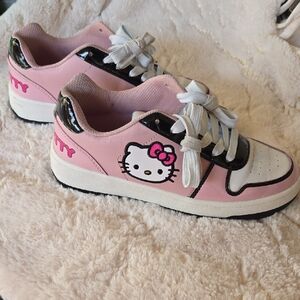 Hello Kitty Pink and Black Kids Sneakers